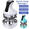 Wireless Electric Head Massager 4D Scalp Massage Prevent Hair Loss Device Waterproof Neck Back Massager