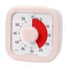 9.5cm Visual Timer for Kids Learning Time Management Quiet Alarm Clock In Pink Rose for Students Self-Discipline