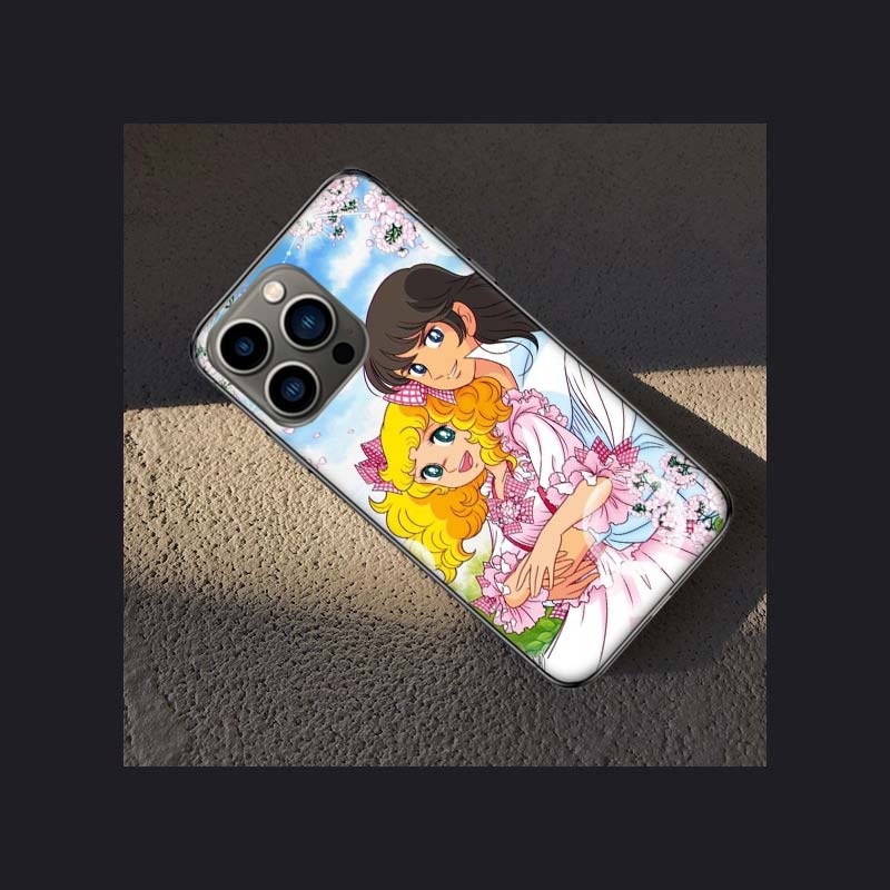 Anime Candy Candy Phone Case For Apple Iphone 16E 16 Pro Max 15 Plus Soft 13 12 Mini Cover 11 14 Pro Max Capa 8 7 SE Shell Coque