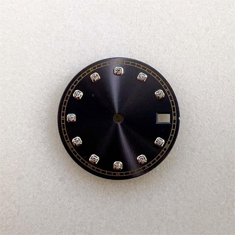 Movement Watch Literal 28.5mm NH35 Automatic Dial NH36 Golden Solar Pattern Edge Watch Accessories