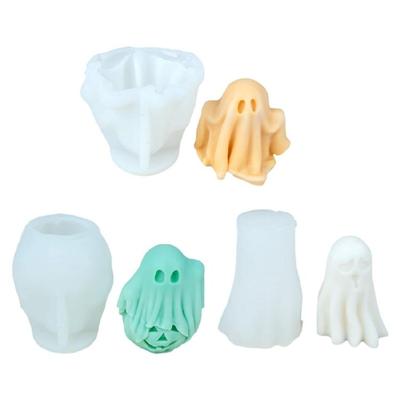 Halloween-Spirit Silikonformen Antihaft-Mousse-Kuchenformen Kuchen-Dekorationswerkzeug für Pralinen Käsekuchen Leicht zu reinigen