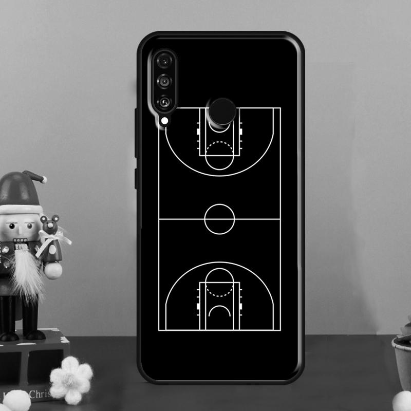 Basketball Court For Huawei Nova Y70 Y90 Y60 Y72 Y73 Y61 Y91 9 10 SE 12i 12s 11i 8i P30 P40 Lite P60 Pro Case