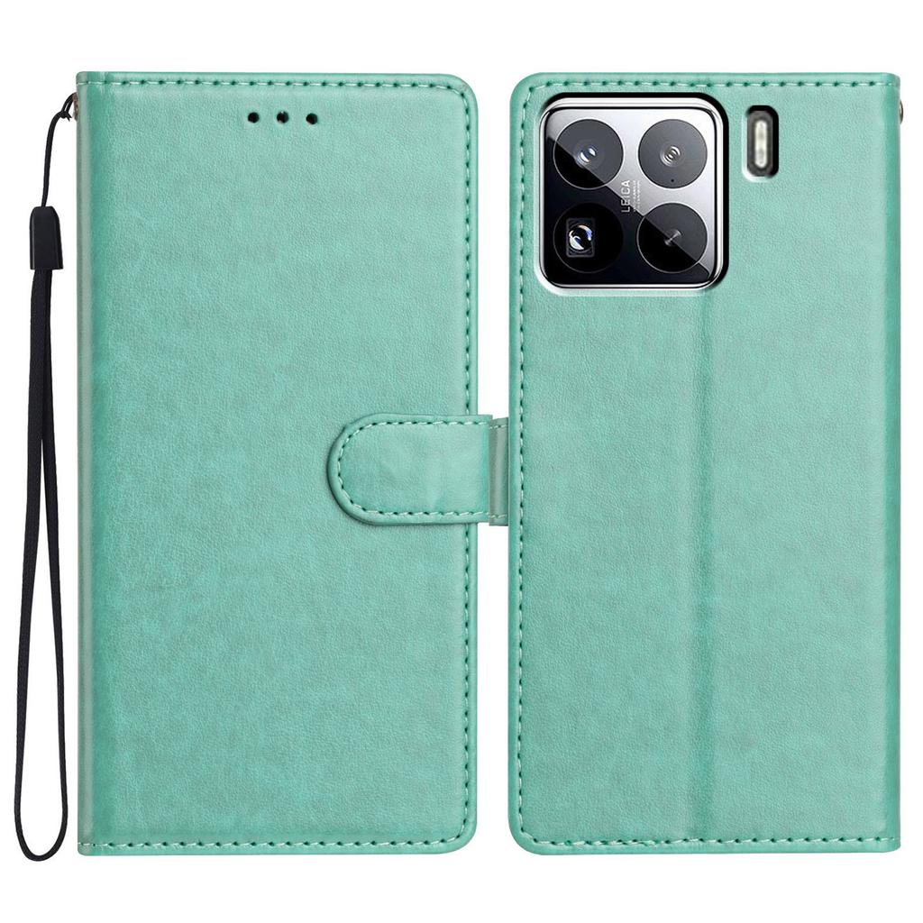 For Xiaomi 15 Pro Leather Case Wallet Stand Phone Cover with Handy Strap