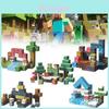 Minecraft Magnetic Building Blocks Set With Abs Plastic For Kids And Holiday Themes