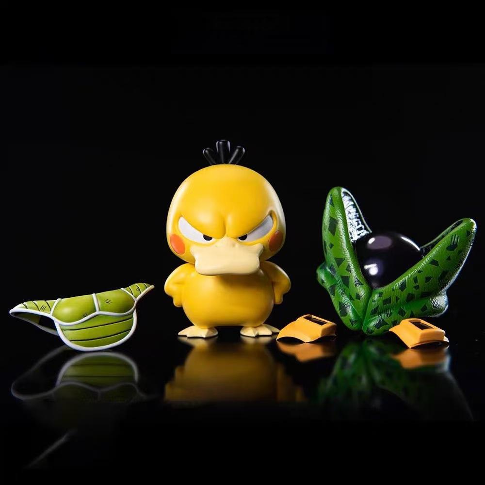 8cm Anime Figur Dragon Z Abnehmbar Cell Cosplay Psyduck Actionfigur Spielzeug Halloween Geschenk Puppe