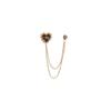 Angel Wings Brooch Vintage Court Style Hollow Round Collar Pin Love Suit Fixed