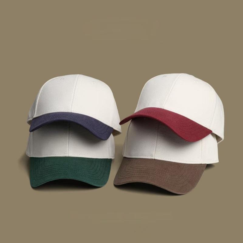 Spring And Summer Soft-Top Baseball Cap, Female Dopamine Fashion Contrasting Color Cap, American Retro Outdoor Light Board Casual Hat