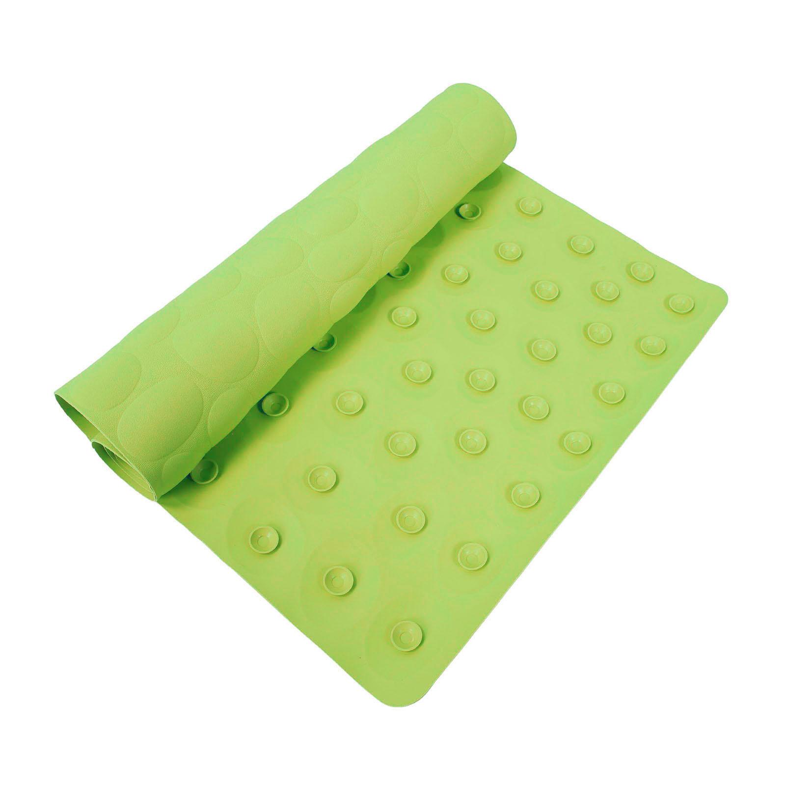 Коврик для ванны с присосками Мягкий ТПЭ Легкая чистка Противоскользящий Коврик для душа для ванной комнаты