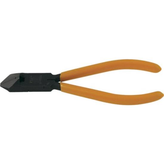 TOP Industrial Diagonal Cuts Copper Wire up to Bent Stripping Hole Made in (TOP) Nippers, 2.6mm Diameter, 37° Tip, 1.2mm Diameter, Japan, NI-150D