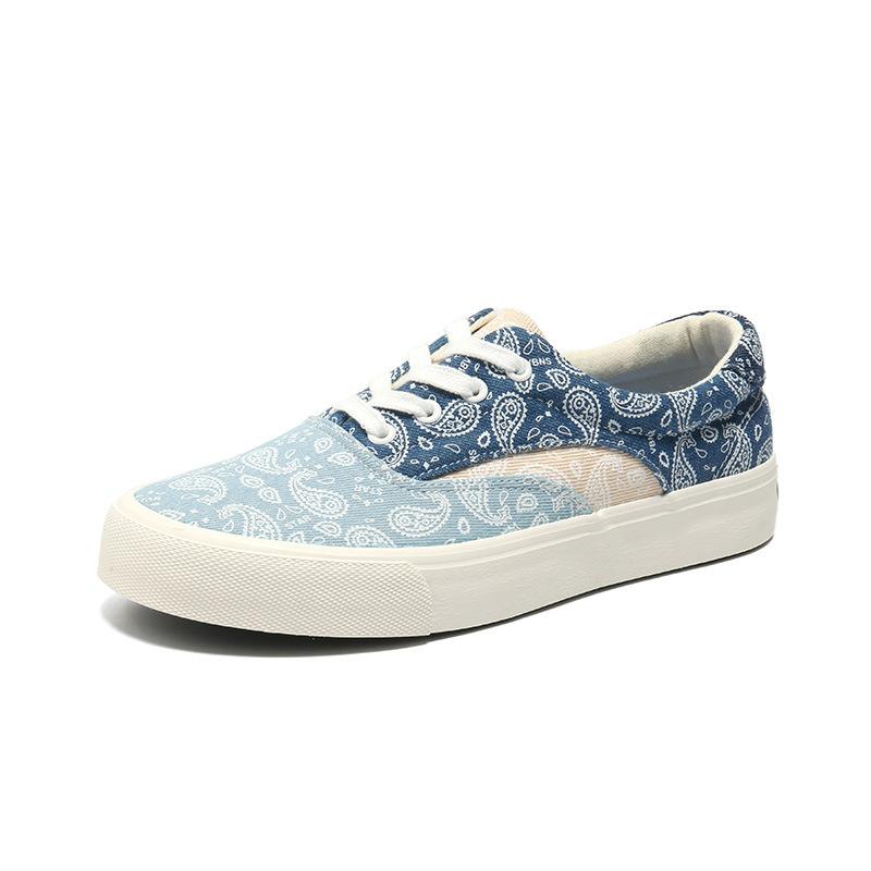 2025 spring new breathable men's canvas shoes men's versatile couple cloth shoes men's casual board shoes men's fashion