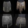 Body Chain Fashion Jewelry With Water Diamond Tassels For Elegant Performance And Gifts