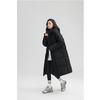 YAYA Women's Long Knee-Length Duck Down Winter Jacket
