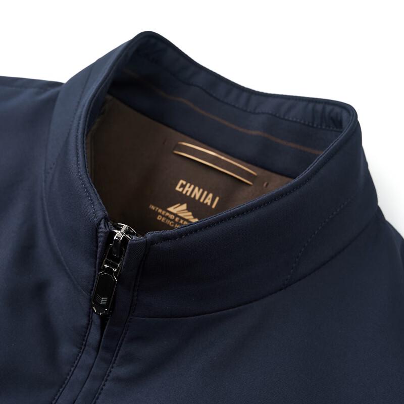 Firstview Men's Stand Collar Lamb Wool Lined Cotton Jacket