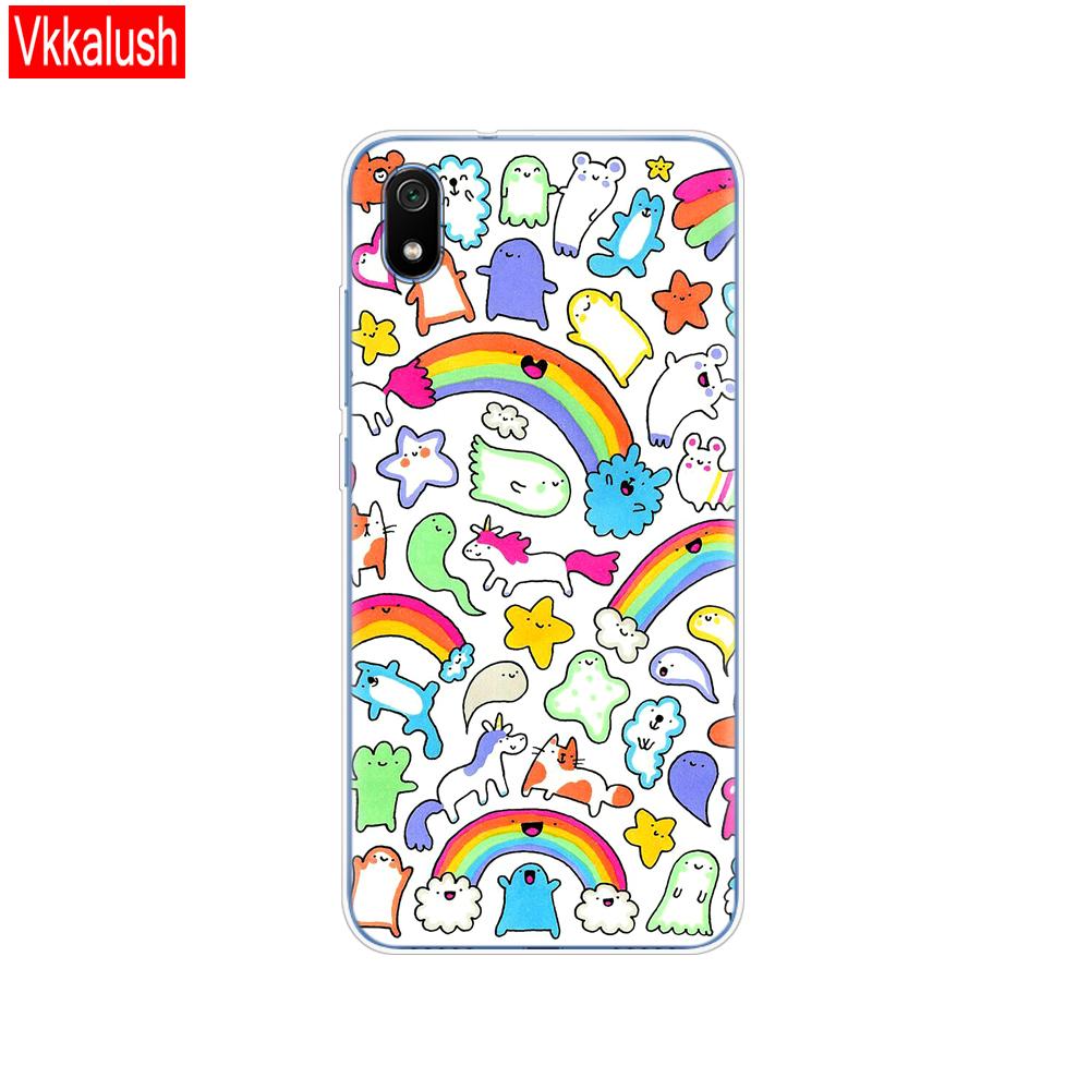 Silicon Case For Xiaomi Redmi 7a Cases Full Protection Soft Tpu Back Cover For Redmi 7 A Bumper Phone Shell Bag Coque