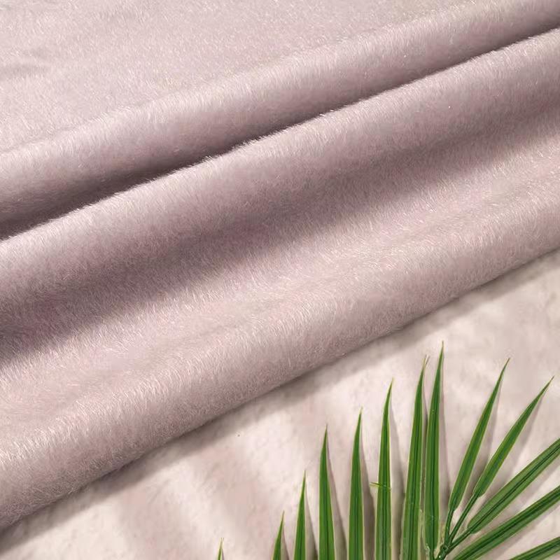 Plain Color Super Thick Faux Mink Fur Fabric Horsehair Flocking Plush Fabric DIY Sewing Sofa Clothing Luggage Shoes Toys Fabric
