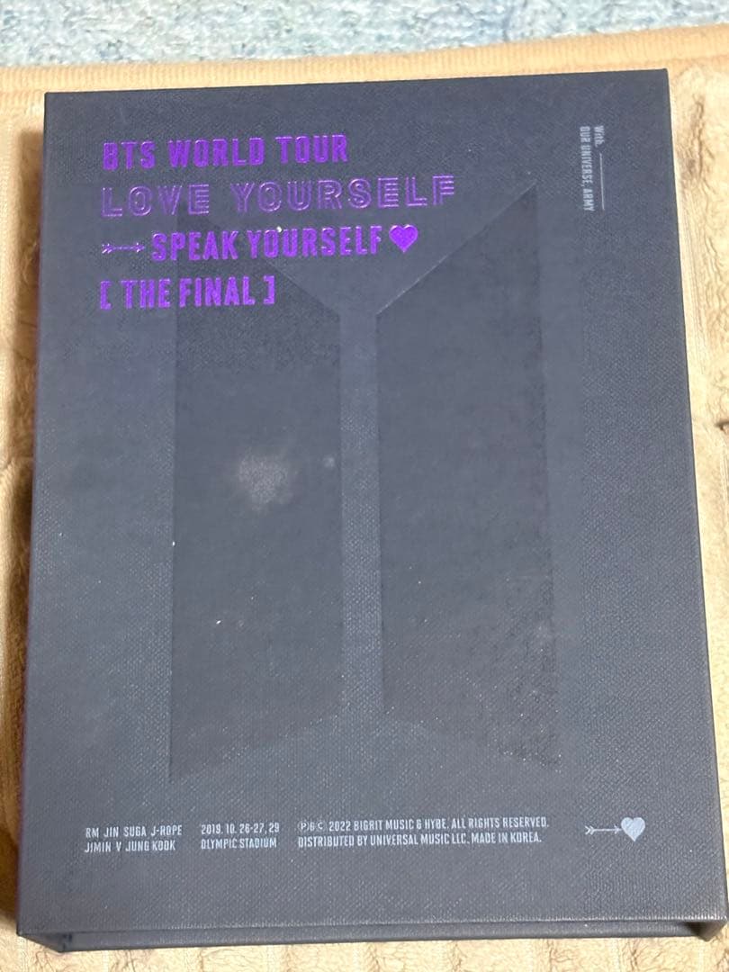 

[USED] BTS WORLD TOUR LOVE YOURSELF Blu-ray