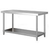 Stainless Steel Workbench Heavy-Duty Commercial Work Table For Kitchen Garage Workshop