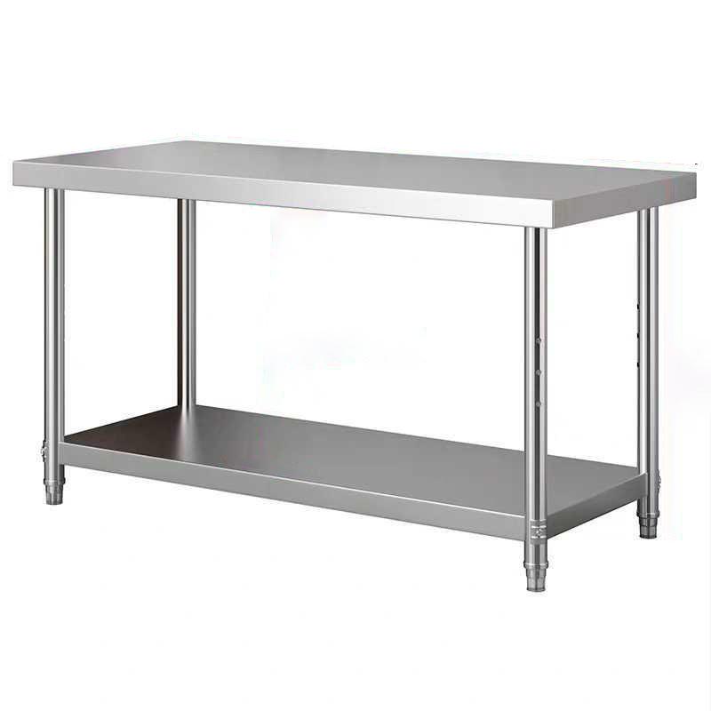 Stainless Steel Workbench Heavy-Duty Commercial Work Table For Kitchen Garage Workshop