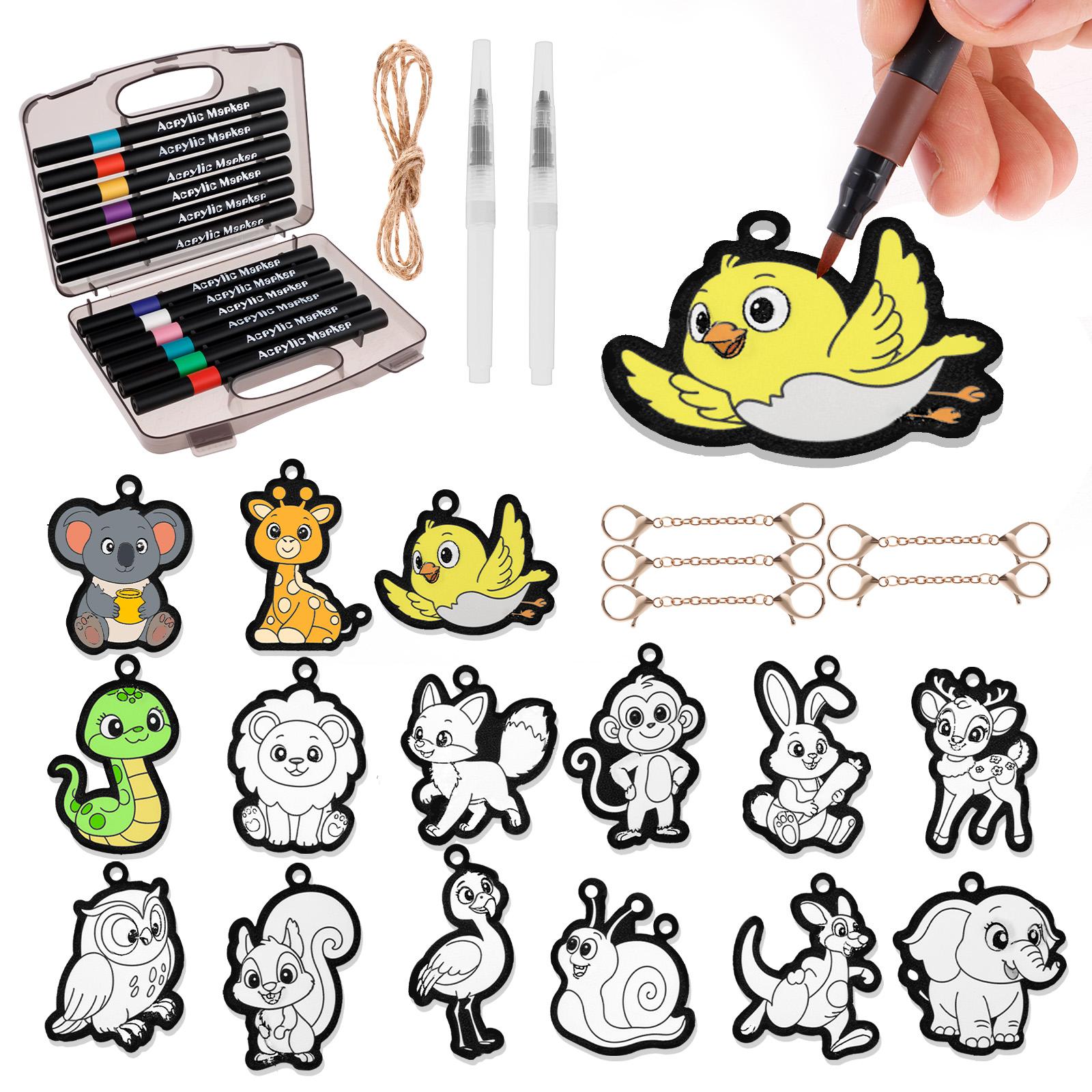 Magic Puffy Paint 3D Drawing DIY Magic Canvas Sponge Foam Texture Blank Painting Paper Magic Puffy Pen Puffy Popcorn Drawing Pen