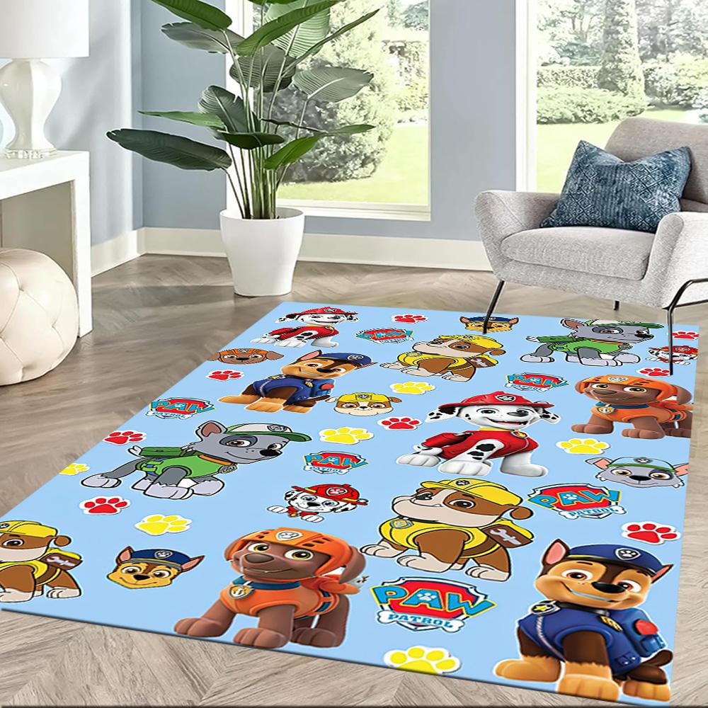 Paw Patrol Pups Adventure Square rugs are a great choice for living rooms, bedrooms, home décor, and as gifts.