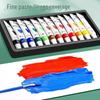 Acrylic Paint Set: 24 Colors, Waterproof, Fade-Resistant, Ideal for DIY Wall Art & Children's Projects.