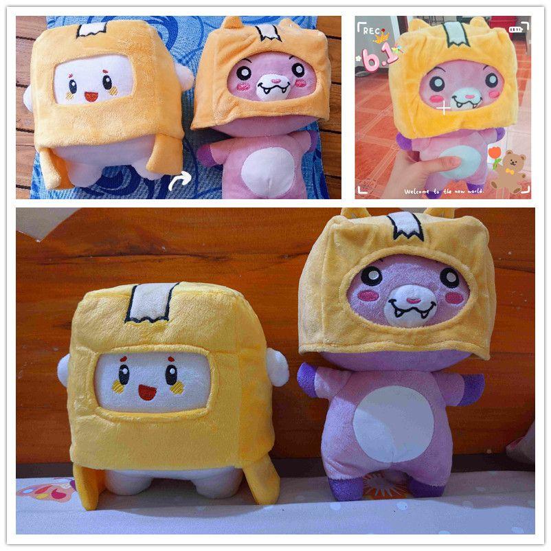 Lankybox Boxy Foxy Rocky Plush Soft Stuffed Toy Kid Game Figure Plushie Doll
