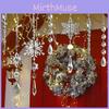 Unique Clear Acrylic Christmas Ice Decorations Beautiful Snowflake Icicles For Holiday Celebrations