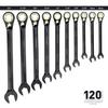 20-Piece STARWORK TRUE MECHANIC? Ratchet Wrench Set, 120T Dual-Purpose Head, Non-Slip Gear, XL (SAE/Metric), with Storage Bag