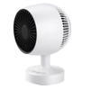A44Z-Mini-Heizgerät, Raumheizgerät, 500W Schreibtischheizung für Büro, 160° seitliche automatische Oszillation, 3 einstellbare Stufen, PTC