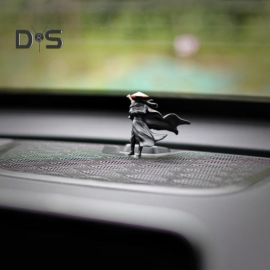 Car Dashboard Ornament Figure Sculpture Waterproof Easy To Clean Dollhouse Statue Office Desk Decoration