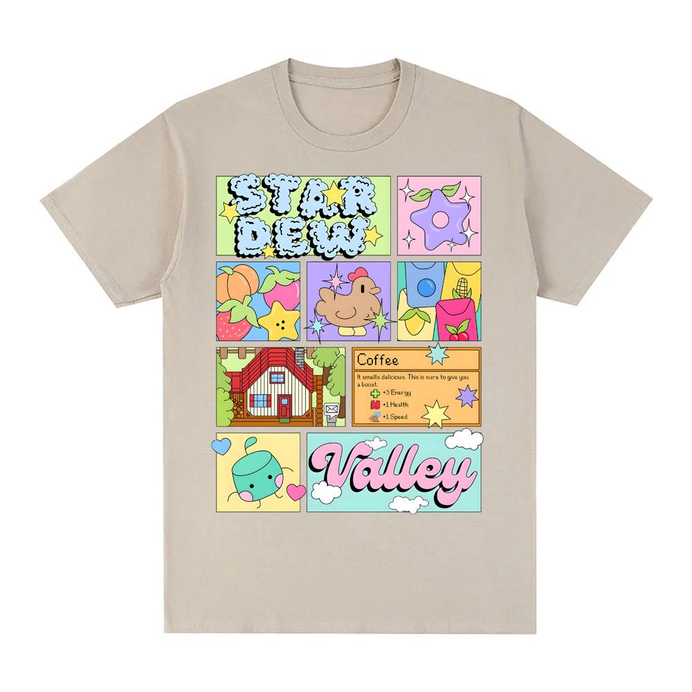 Stardew Valley TEE 2025 New Style GAME Print High Quality Tee-shirt Comic 100% Cotton Comfortable Round Neck Short Sleeve Tops