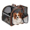 Texsens [Expandable] Pet Carrier Backpack for Cats, 3-sided Mesh, Breathable, Foldable, Lightweight, Carry Bag, Small Medium Size, Load Capacity