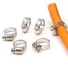 Rusts Resistant Hose Clamp Set Multiple Diameter Pipe Connection Hardware for Home Industrial Use