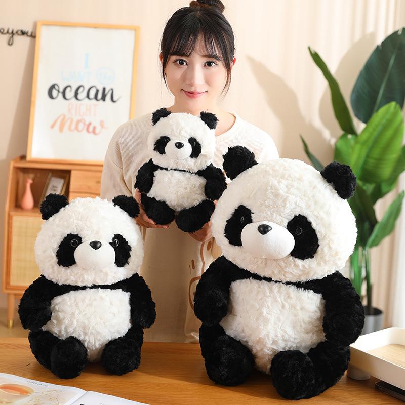 Cartoon Cute Giant Panda Doll Plush Toy National Treasure Black And White Panda Doll Children'S Rag Doll Birthday Gift
