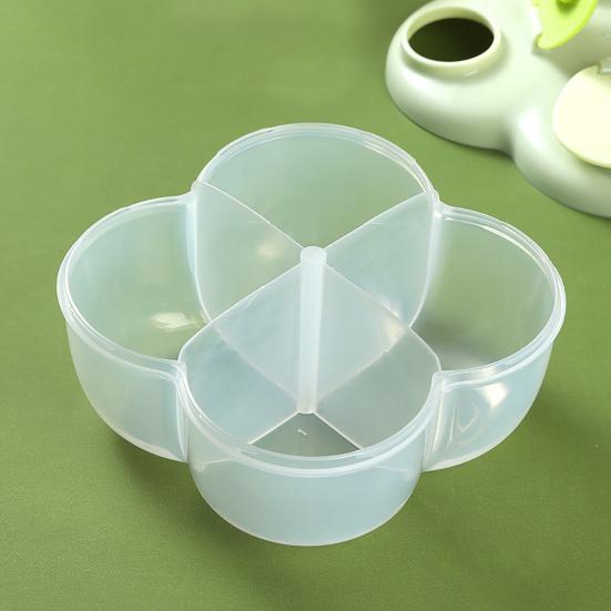 Milk Powder Box Portable Infant Milk Powder Dispenser with 4 Compartments No-Spill Kids Snack