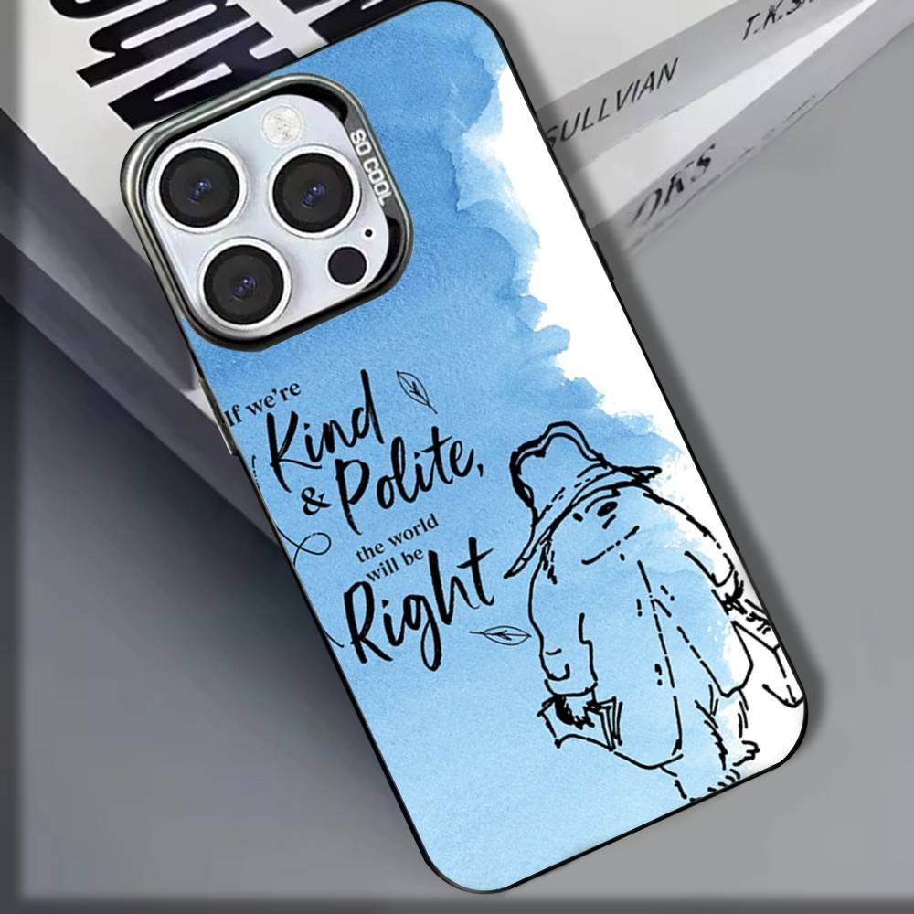 Cartoon P-Paddington B-Bears Phone Case For iPhone 16,15,14,13,12,11,8,7,Pro,Max,Plus,Mini,XS,SE Shockproof Matte Cover