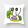 Abstract Emoticon Pattern Pillowcase Car Ornaments Office Living Room Home Pillowcase