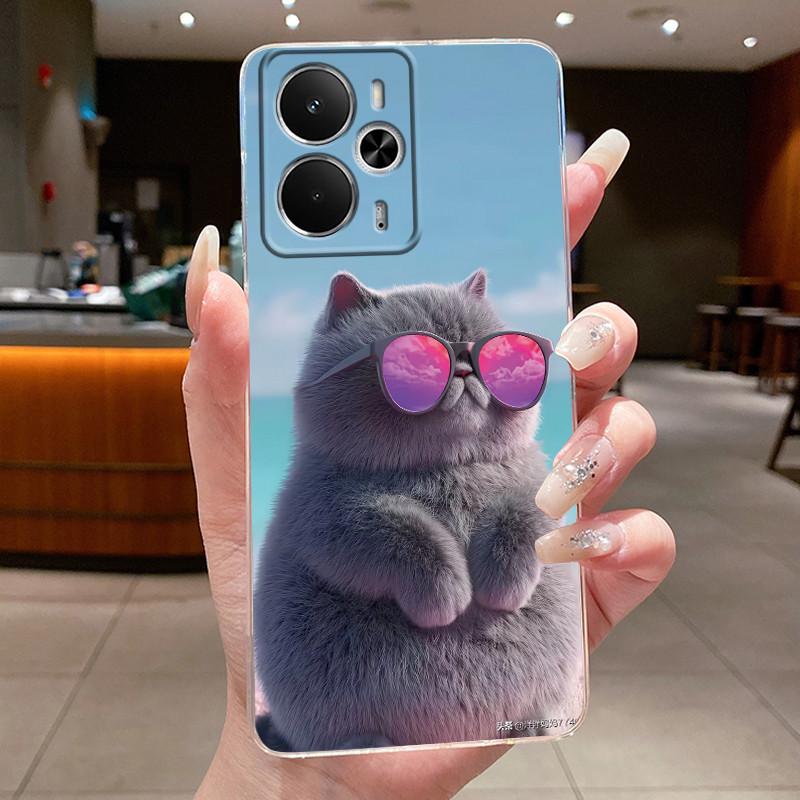 Hülle Für Realme 14 5G 14T 2025 Handyhülle Luxus Drache Niedlich Cool Jungen Mädchen Weiche Abdeckung Realme14 Realme14T Transparente Hüllen