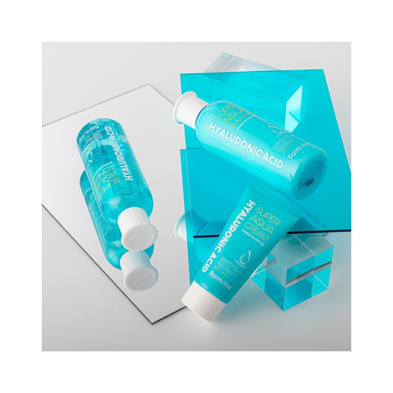 Farmstay Hyaluronic Acid Super Aqua Skincare 3-piece Set