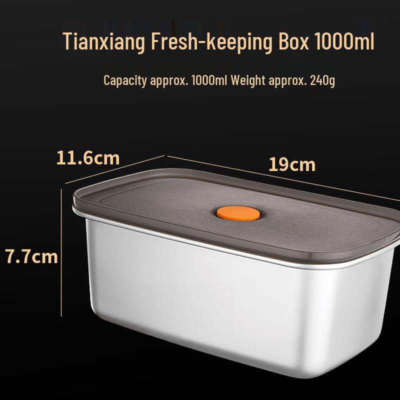 

ZISIZ Stainless Steel Food Storage Container