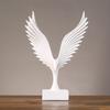 Eagle Abstract Figurine Decorative Resin Geometric   Animal Wing Sculpture Ornament for   Living Room