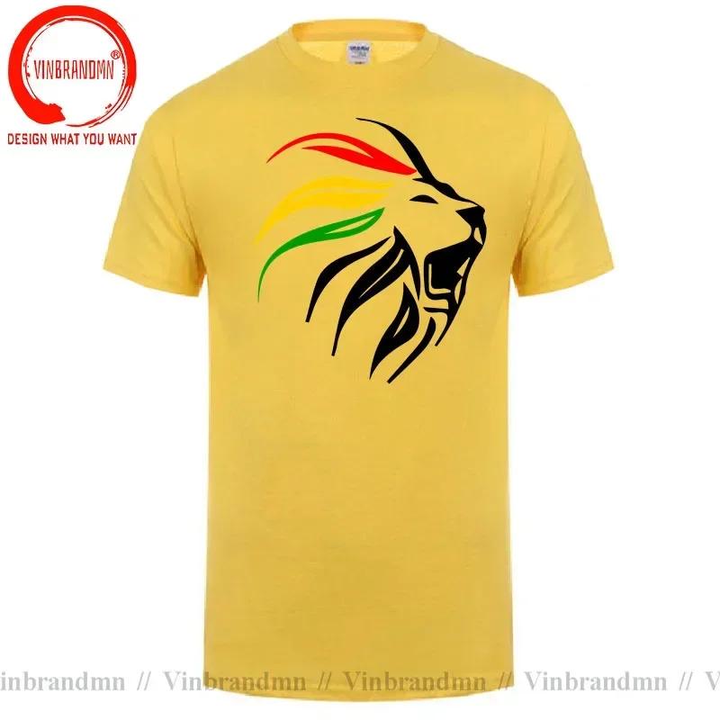 Rasta Lion Rastafari Jamaica Gift For Reggae Lover Tshirt Rasta Lion T Shirt Unisex Hip Hop Streetwear Harajuku Tee Shirt Clothing