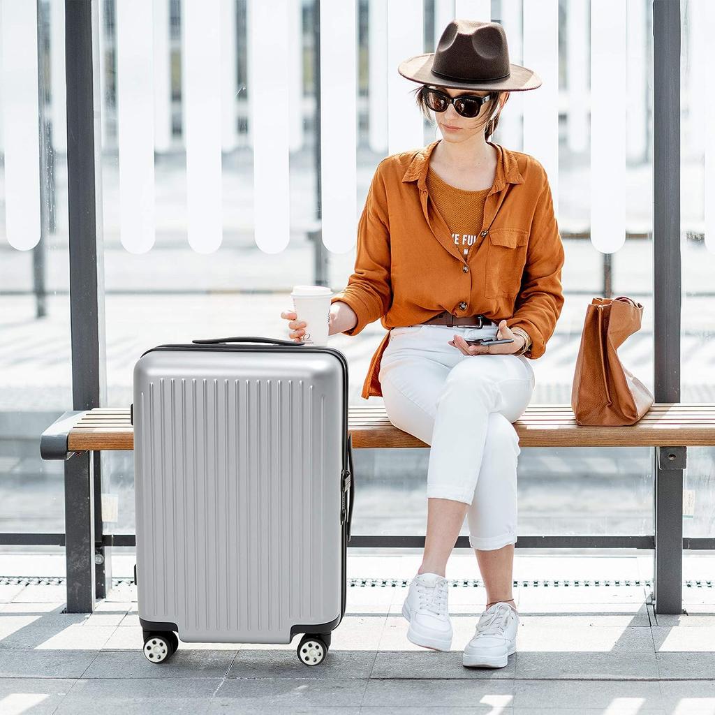 1 pereche A191 DIY Roți pivotante pentru bagaj, valiză, cu frână, Accesorii de reparație, Bagaj de călătorie portabil, Experiență de călătorie lină