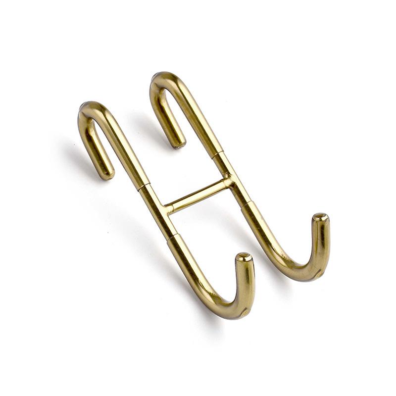 Nerezová ocel přes sklo Dveře Sprchové dveře Záda Sprchový stojan Stojan na ručníky Koupelna ve tvaru S Háčky na věšák na župan