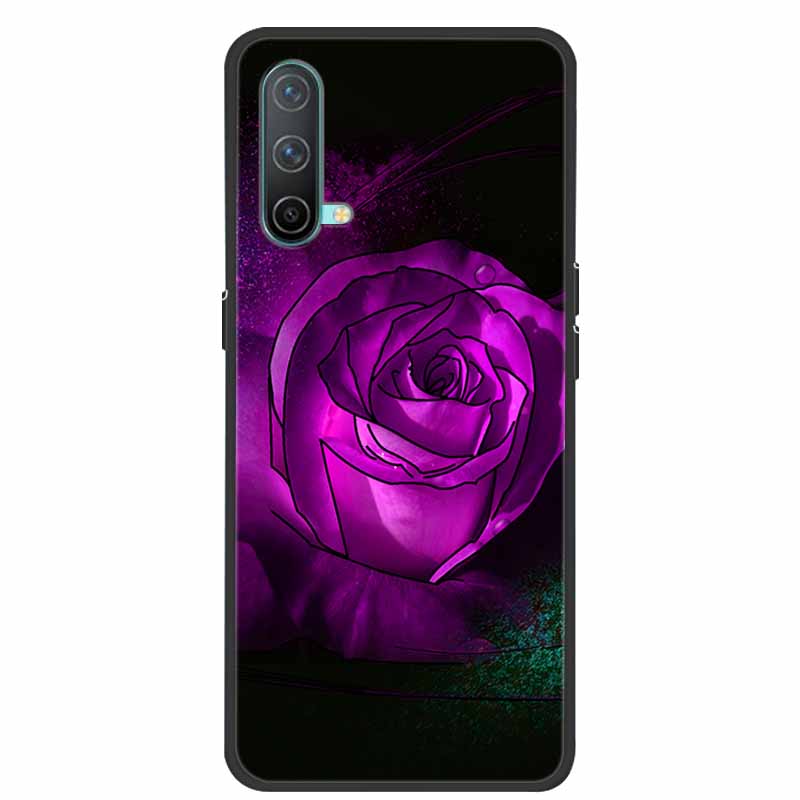 3D Phone Case For OnePlus Nord CE5 CE CE2 CE3 CE4 Relief Emboss Flower Cover for OnePlus Nord CE 2 3 4 5 Silicone Soft Protector