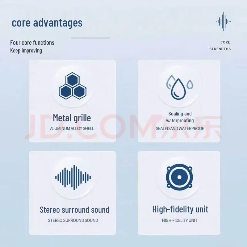 SAST YL-21 40W Outdoor/Indoor Wireless Bluetooth Wall Speaker (CN Version)
