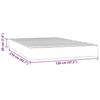 VidaXL Pocket Spring Bed Mattress Pink 120x210x20 Cm Velvet, Mattress, Bed Mattress, Divan Mattress 4016581