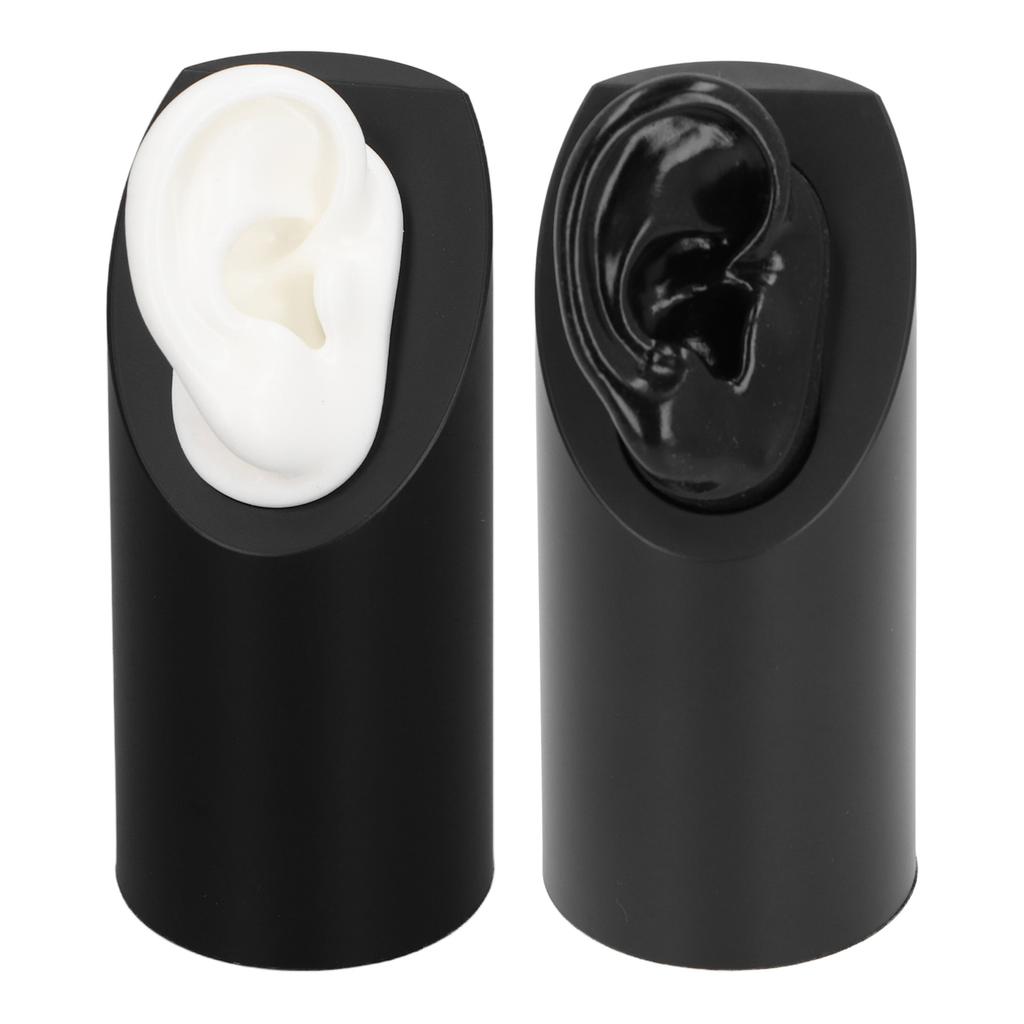 Soft Silicone Flexible Model Body Part Displays Human Right Ear Model Simulation for Ear Jewelry Dis