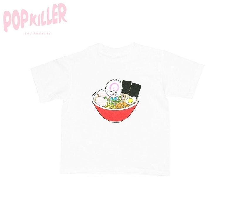 Kid s T-shirt -Ramen Topping: Monkey- 110