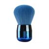 Portable Single Makeup Brush, Synthetic Fiber Powder Brush, Fluffy Loose Powder Blush Brush for Daily Makeup, PS Plastic Handle with Polybag Packing